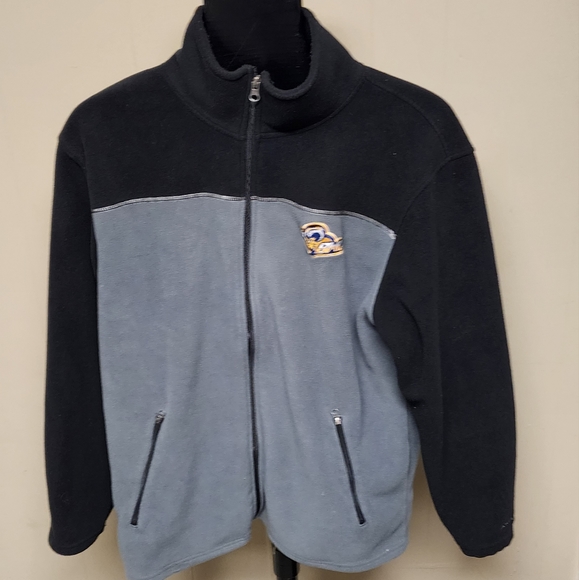 North and Acrux Adult Large Blue Mountain College Toppers Full Zip Fleece Jacket - Picture 1 of 9